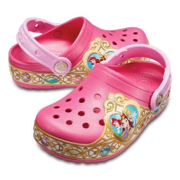disney princess crocs